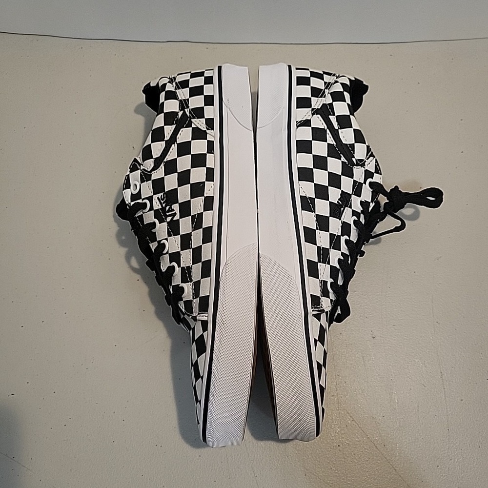 Vans Seldan Checkerboard Skate Shoes Canvas Black White Mens Sz 11.5 VN000CT3BA2 - Picture 6 of 8